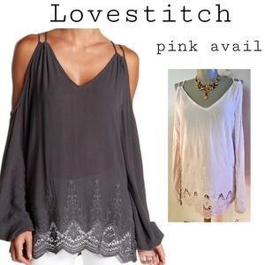 Lovestich double strap C/S top. Sz S/M